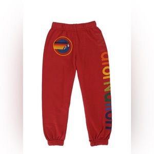 Kids Red Aviator Nation Size 14 Sweatpants